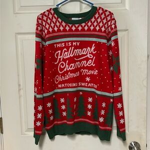 Hallmark Channel XL This Is My Hallmark Channel Christmas Movie sweater